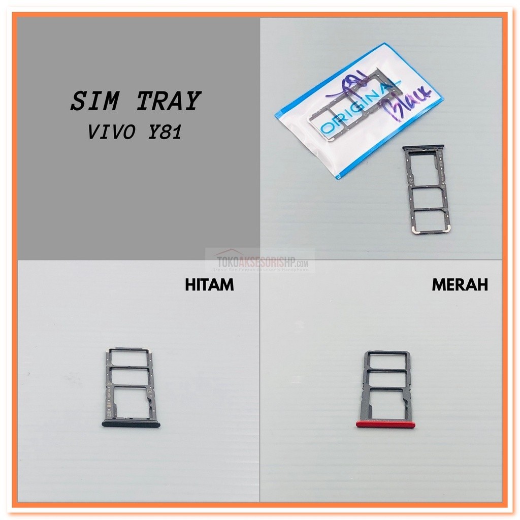 sim tray vivo Y81 sim lock / tempat sim card / slot kartu vivo Y81