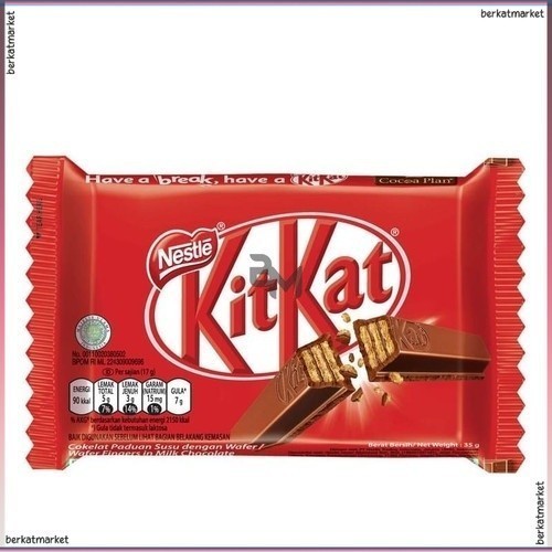 

WAFER COKLAT KITKAT 4F 35GR COKLAT POTONG COKLAT KIT KAT