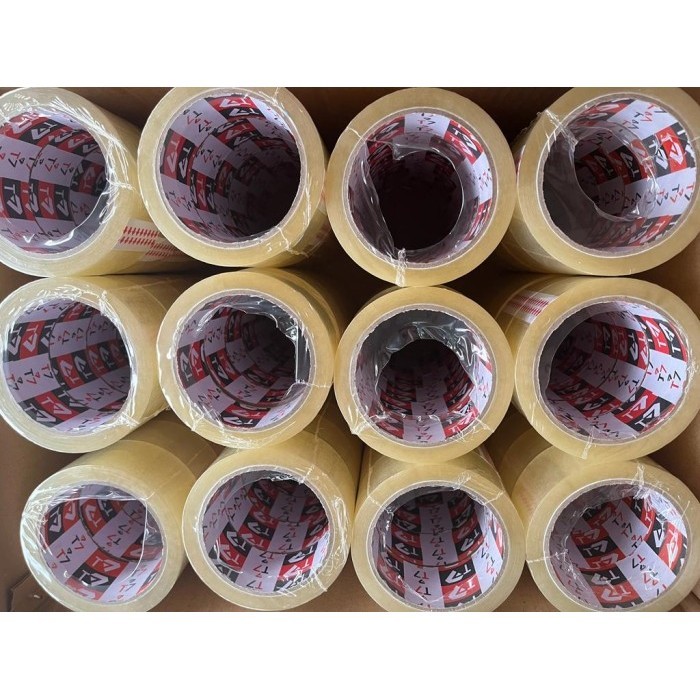 

lakban bening / coklat 45mm x 100 yard 1 dus - bening