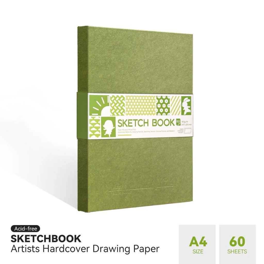 

ARRTX Sketchbook A4 Artists Hardcover Drawing book