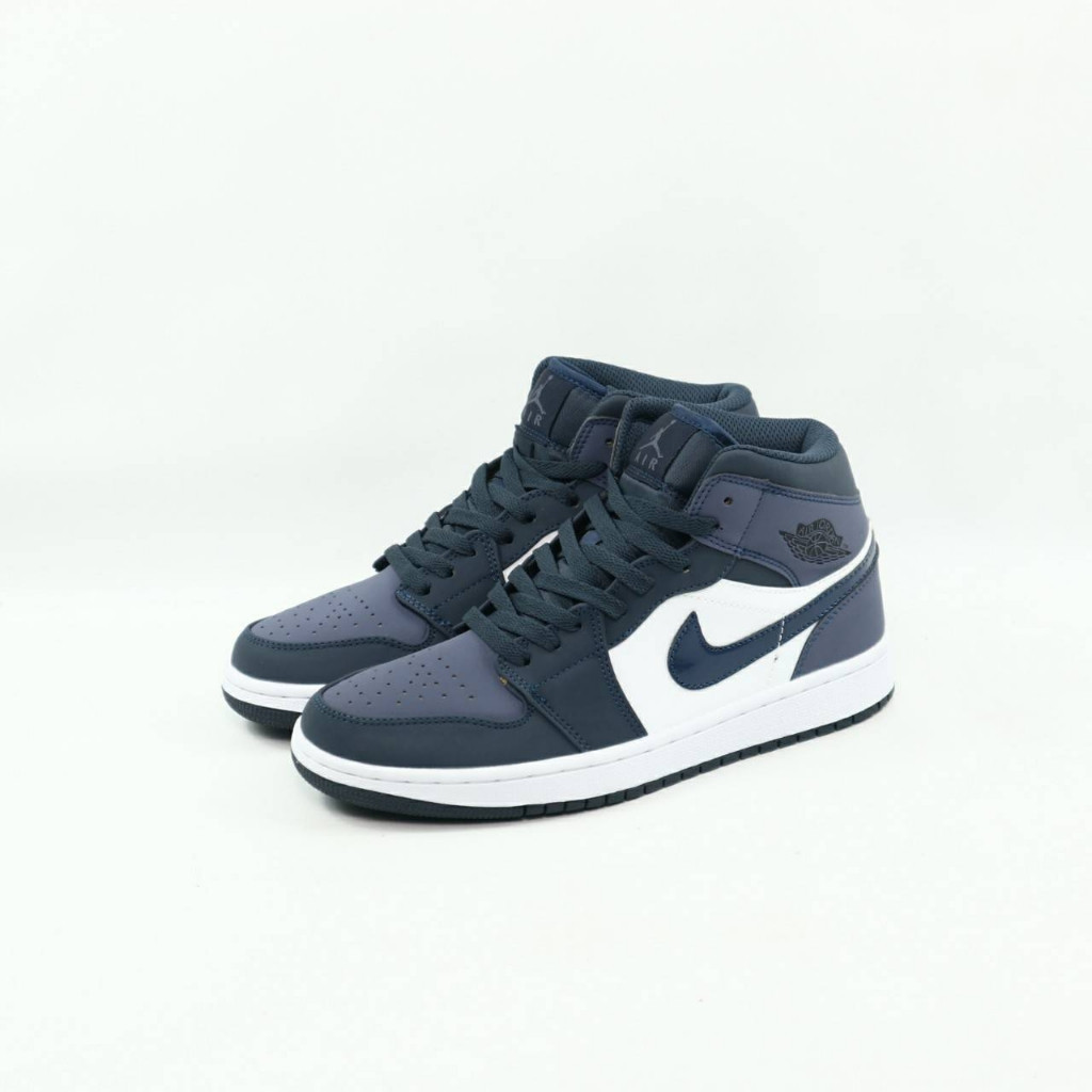 Nike Air Jordan 1 Mid Obsidian Sanded Purple White