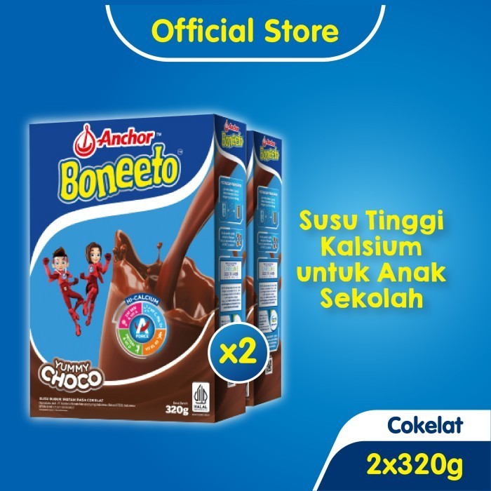 

TERJUAL Boneeto Susu Bubuk Cokelat 2 x 320g- Daya Pikir dan Tubuh Aktif