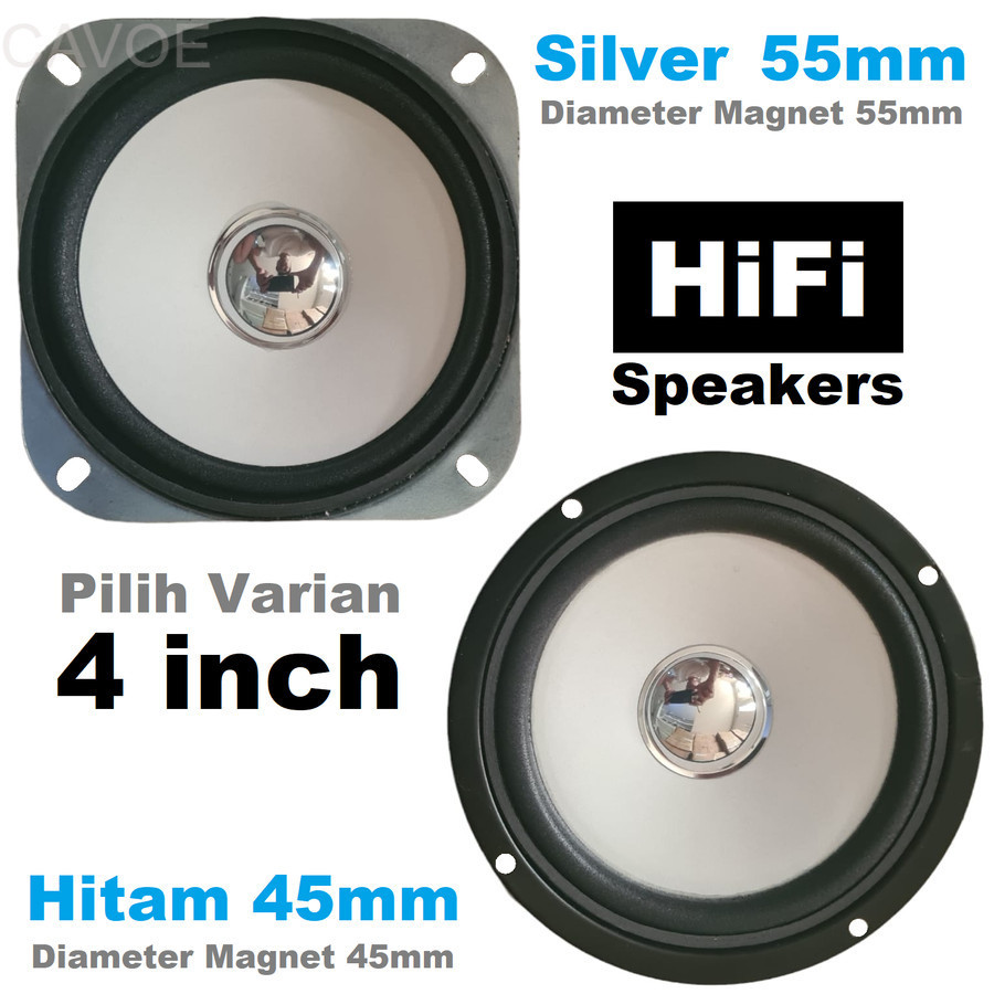 Woofer 4 Inch HIFI Bass Vocal for Amplifier PAM8403 Bluetooth Speaker