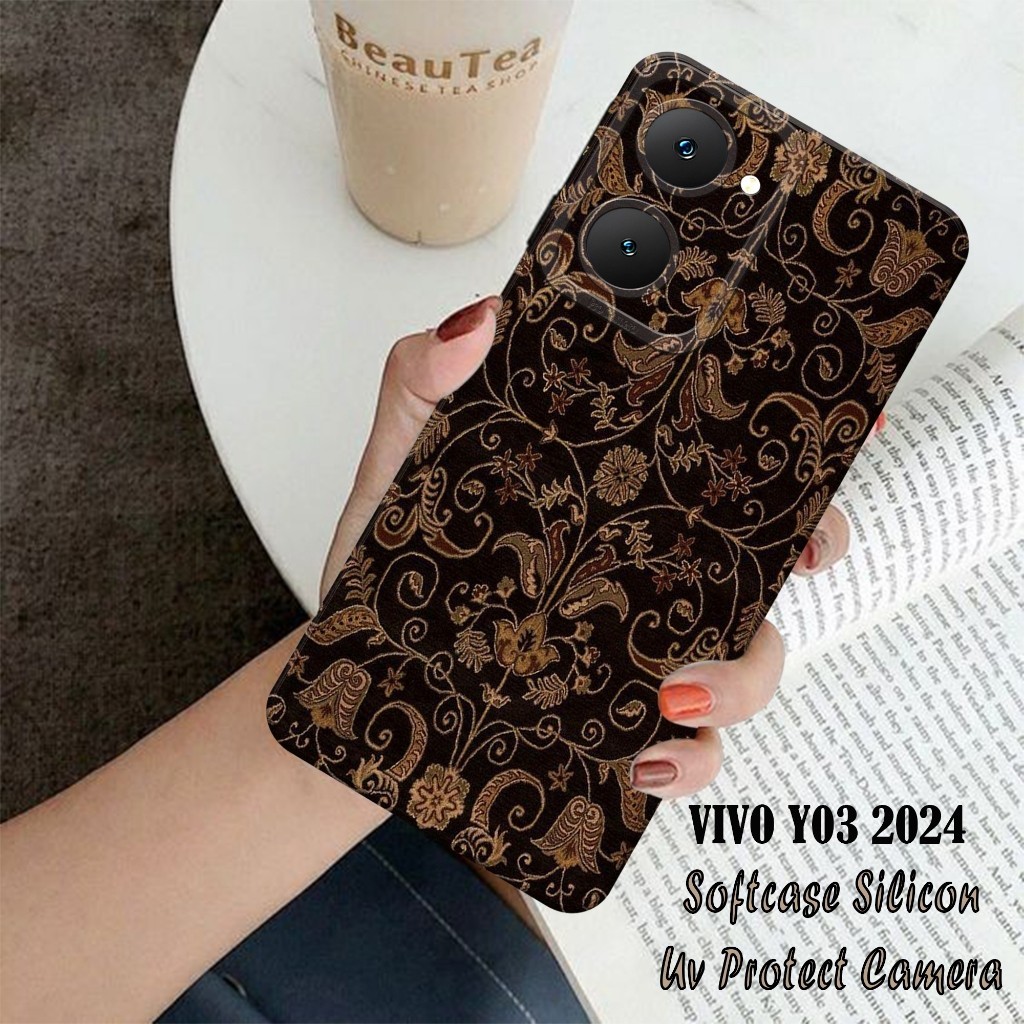 Case VIVO Y03 2024 - VIVO Y03 2024 Terbaru - Softcase  VIVO Y03 2024  - Softcase Pro Camera - Casing