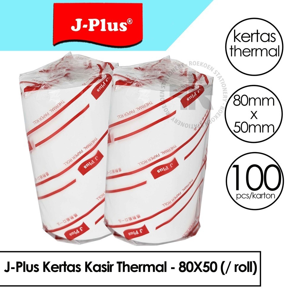 

J-Plus Kertas Kasir Thermal - 80X50 (/ roll)