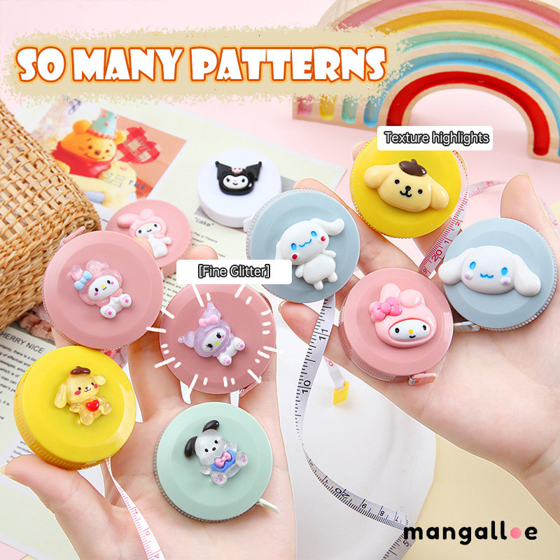 

【COD】 Pita Pengukur Kartun Lucu Pita Pengukur Mandiri Portabel Skala Dua Sisi MG
