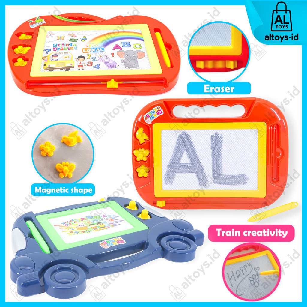 

CLASSIC APPLE CAR WHITEBOARD PAPAN TULIS MAGNET KARAKTER LKL007-LKL006-LKL003