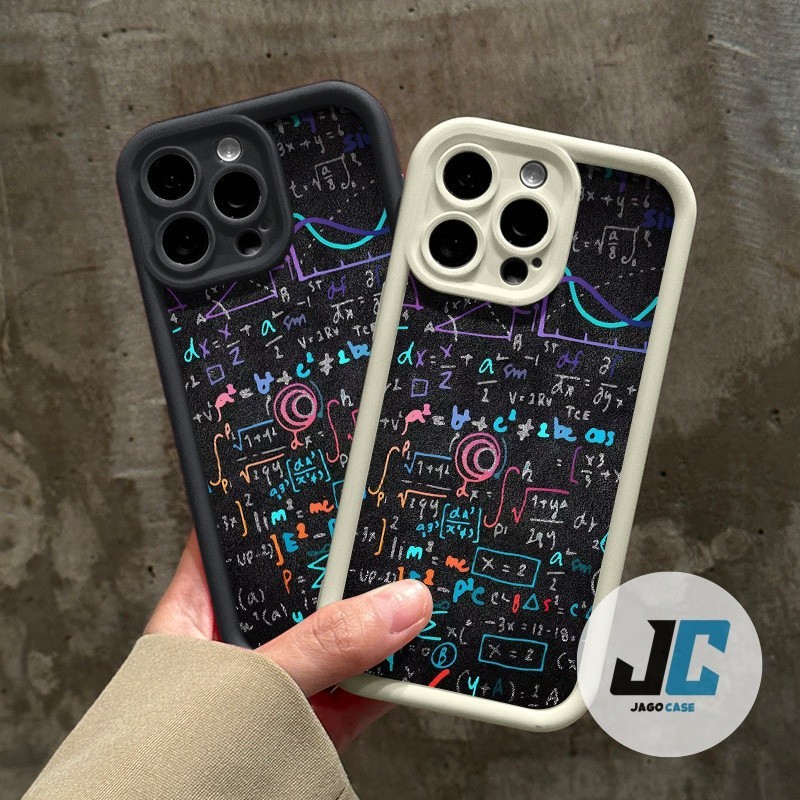Case HP Matte iPhone 11 Pro Max 12 13 14 15 16 Plus XS XR 6+ 7+ 8 Plus Rumus Matematika
