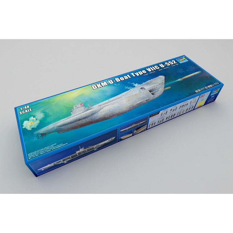 Trumpeter 06801 1/48 German U-Boat Type VIIC U-552 Model Kit