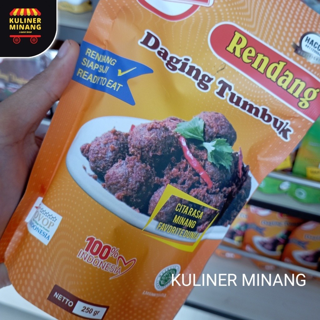 

Kuliner Minang Rendang Daging Tumbuk Riry Oleh-Oleh Cemilan Makanan Khas Payakumbuh Padang Asli Jajanan Snack Kabau AX00