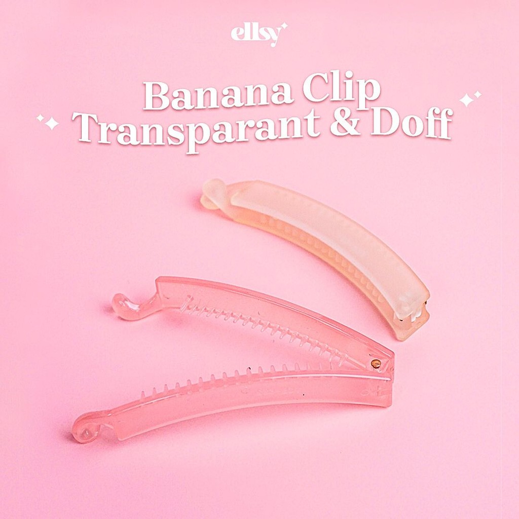 Banana Clip | Jepit Rambut Pisang Lurus