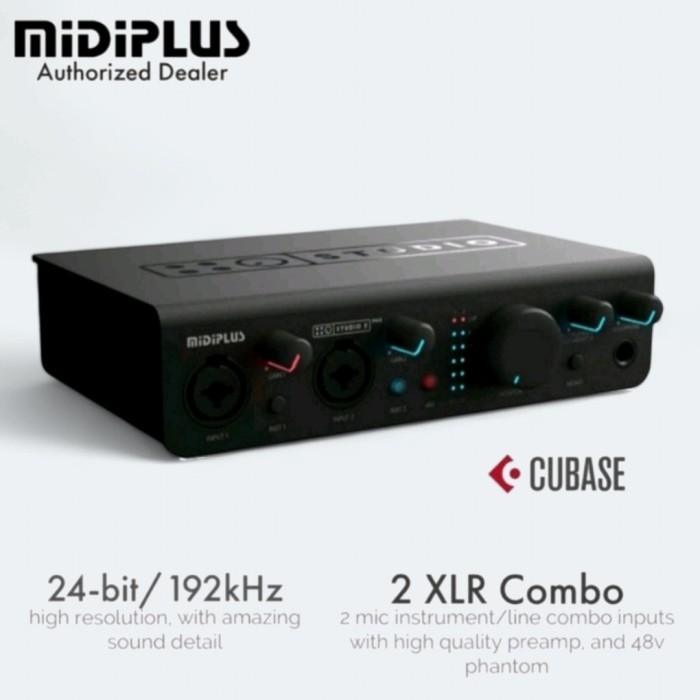 Midiplus Studio 2 Pro Audio Interface Recording USB Professional