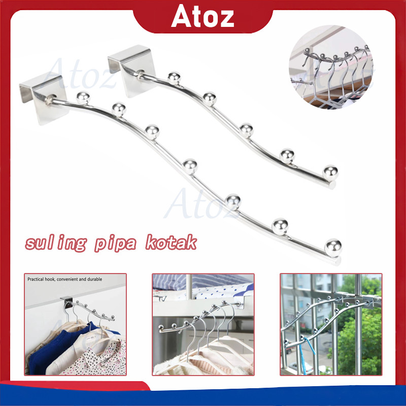 suling pipa kotak/suling cantol pipa kotak/suling gantungan baju 6 titik/gantungan pipa kotak set