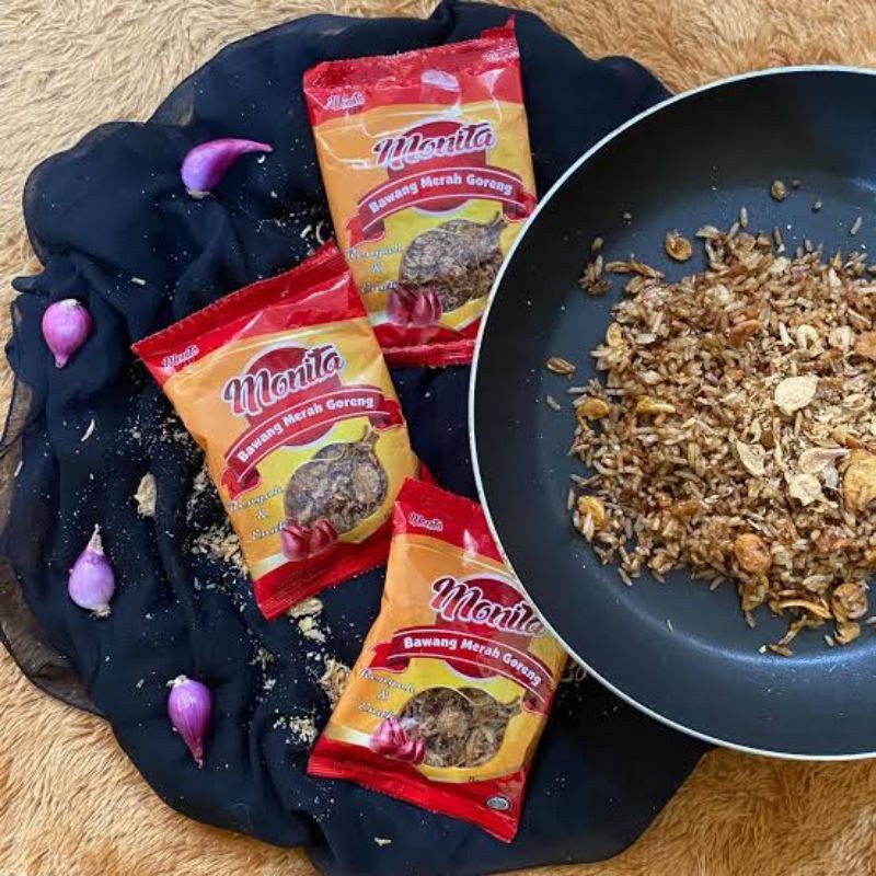 

Bawang Merah Goreng Kemasan Cap Monita