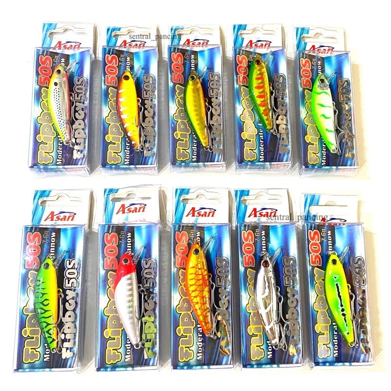 UMPAN MINNOW ASARI FLIPBOY 50S
