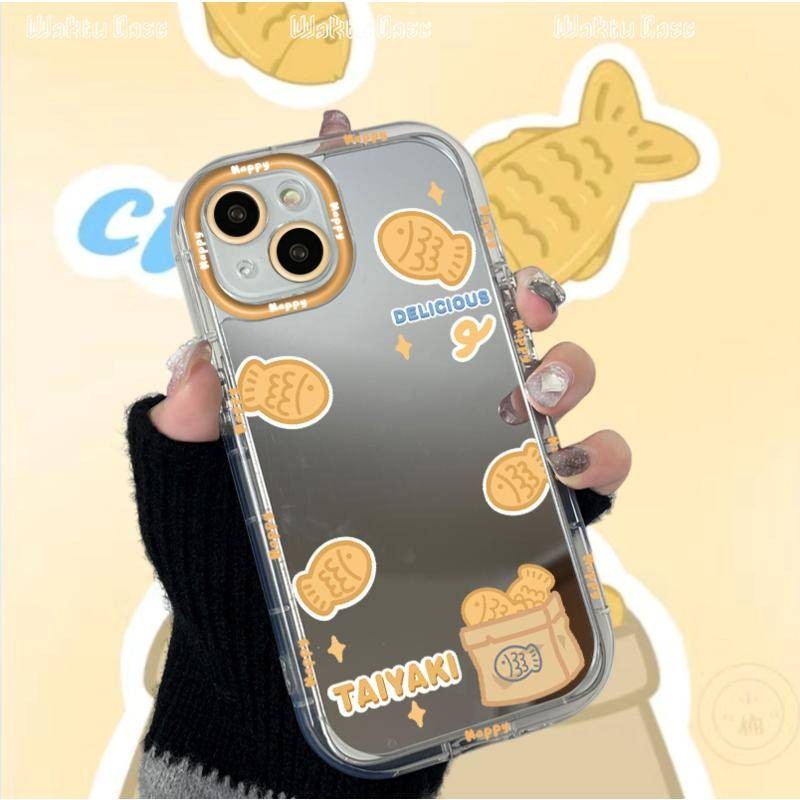 Casing Hard Case OPPO A16 A17 A57 A54 A38 Mirror Case Realme C53 C67 C25 C15 C11 iPhone VIVO Samsung