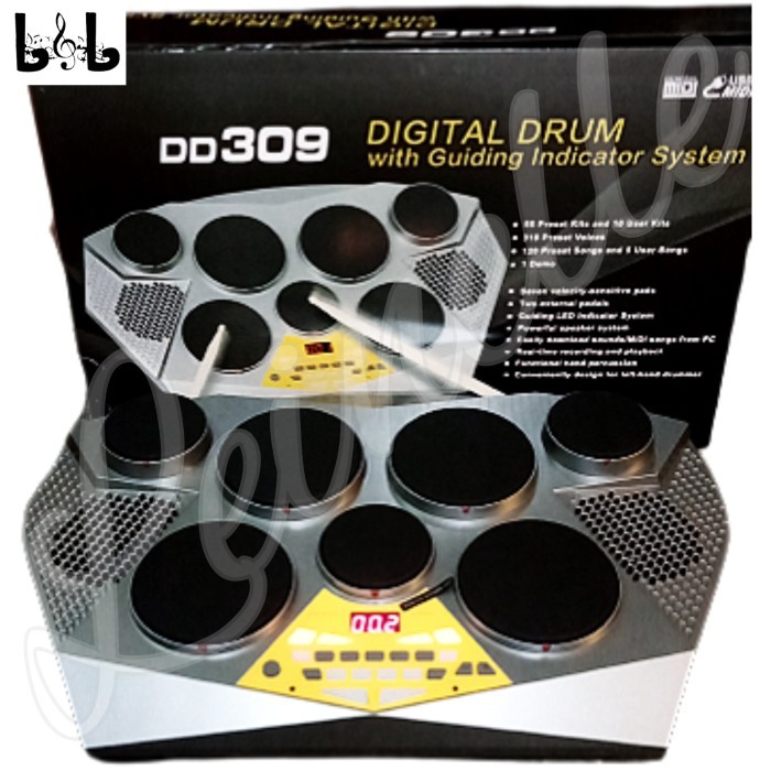 Digital Drum DD309 Medeli Drum Pad