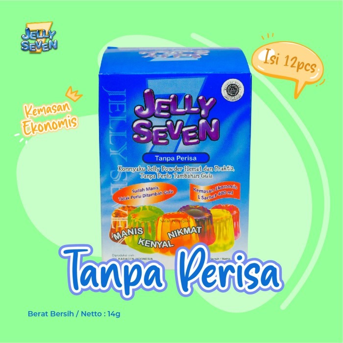 

NEW Jelly Seven Tanpa Perisa 12 pcs - Kemasan Ekonomis