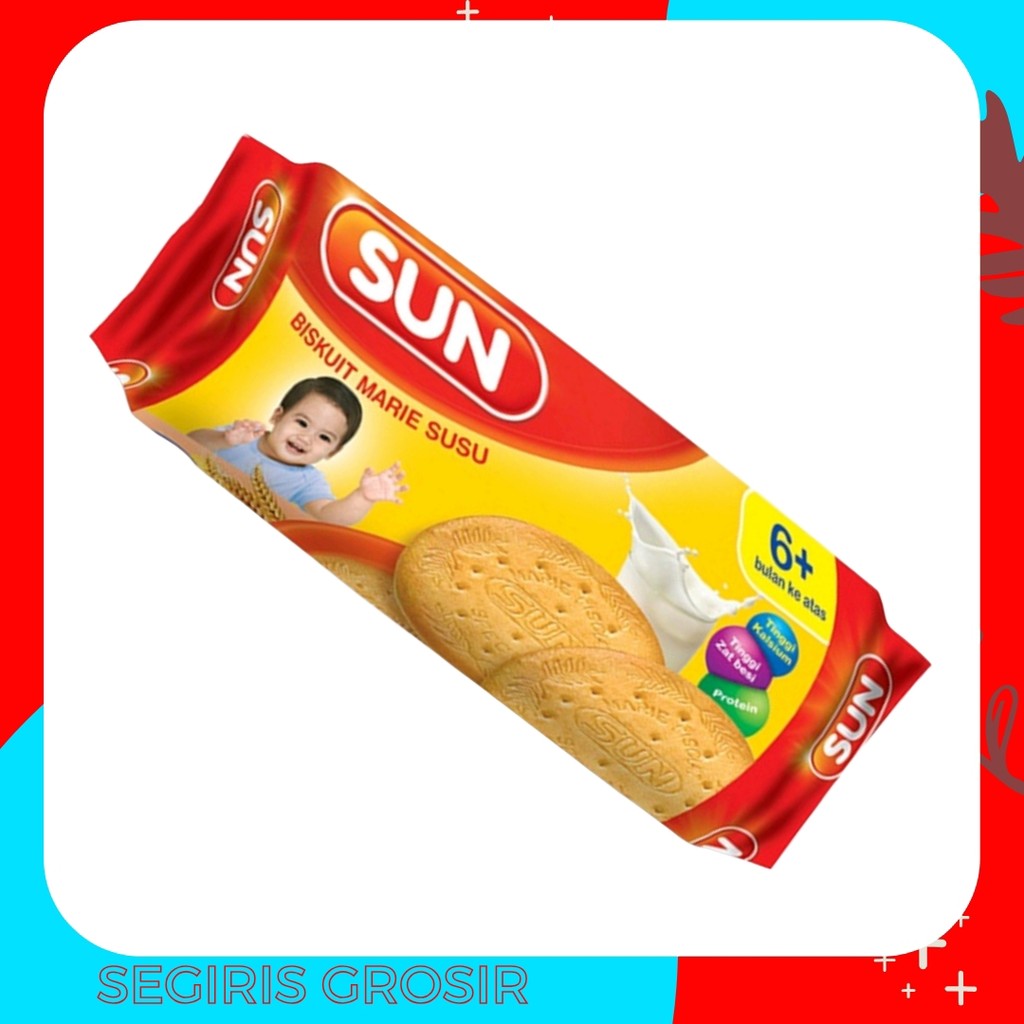 

SUN Biskuit Bayi Marie Susu 150 gr