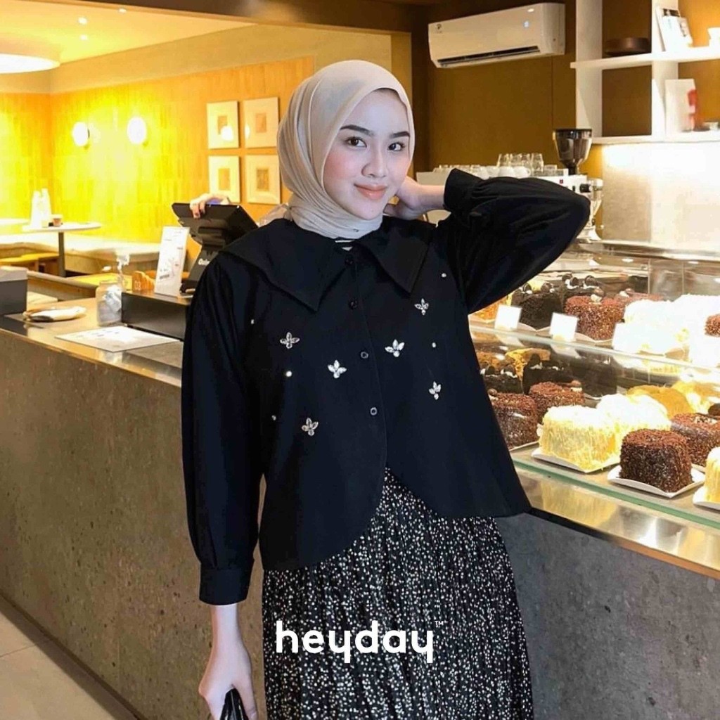 Hayday - zena shirt - atasan wanita mute - kemeja wanita kekinian - kemeja mute cute