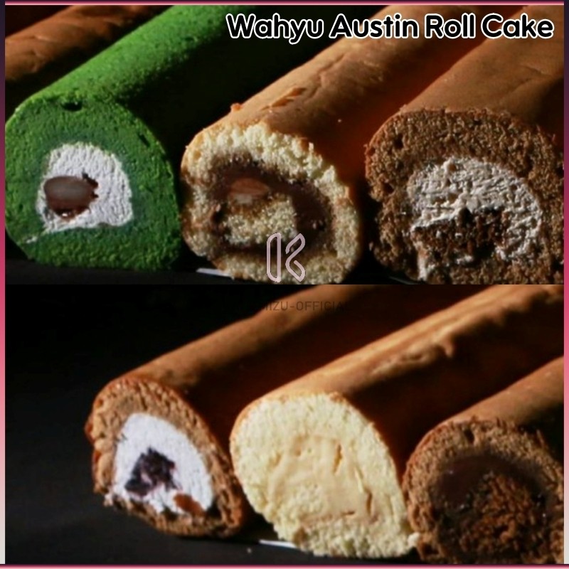 

Wahyu Austin Roll Cake Jogja – Kue Gulung Premium Varian Keju Coklat Green Tea | Oleh-Oleh Khas Yogyakarta Lembut Lezat