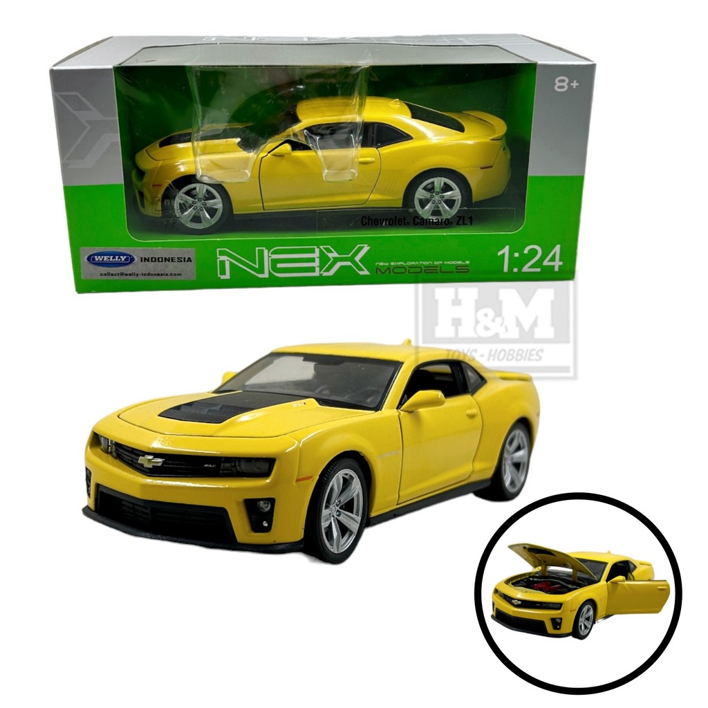 Welly NEX 1:24 Chevrolet Camaro ZL-1 Yellow