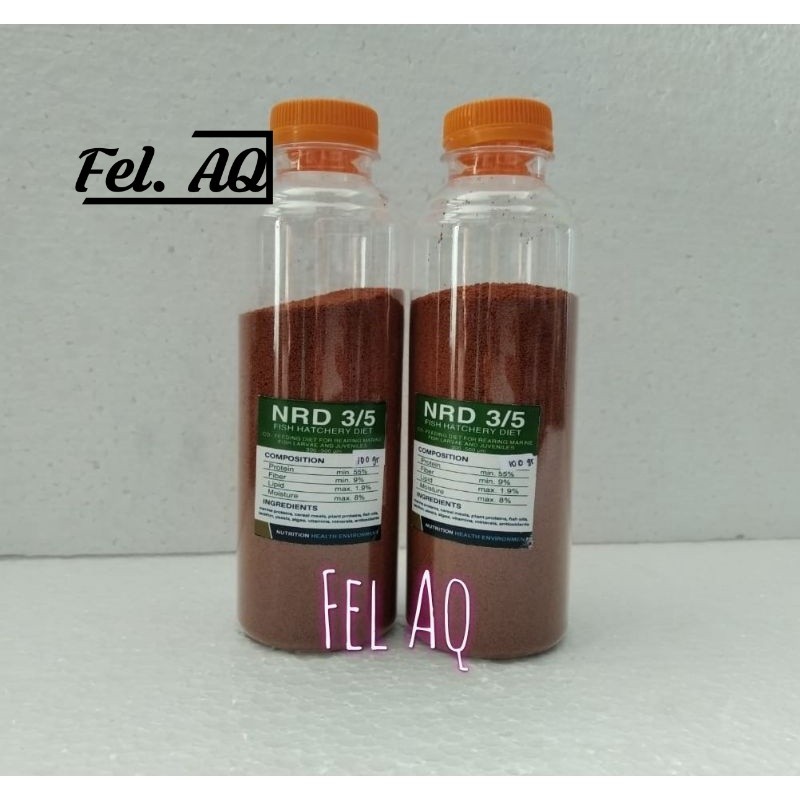 Pelet NRD 2/3 3/5 5/8 G12 100g 200 300 500 800 Mikron Micron Original 100 gram Pakan Ikan Burayak Cu
