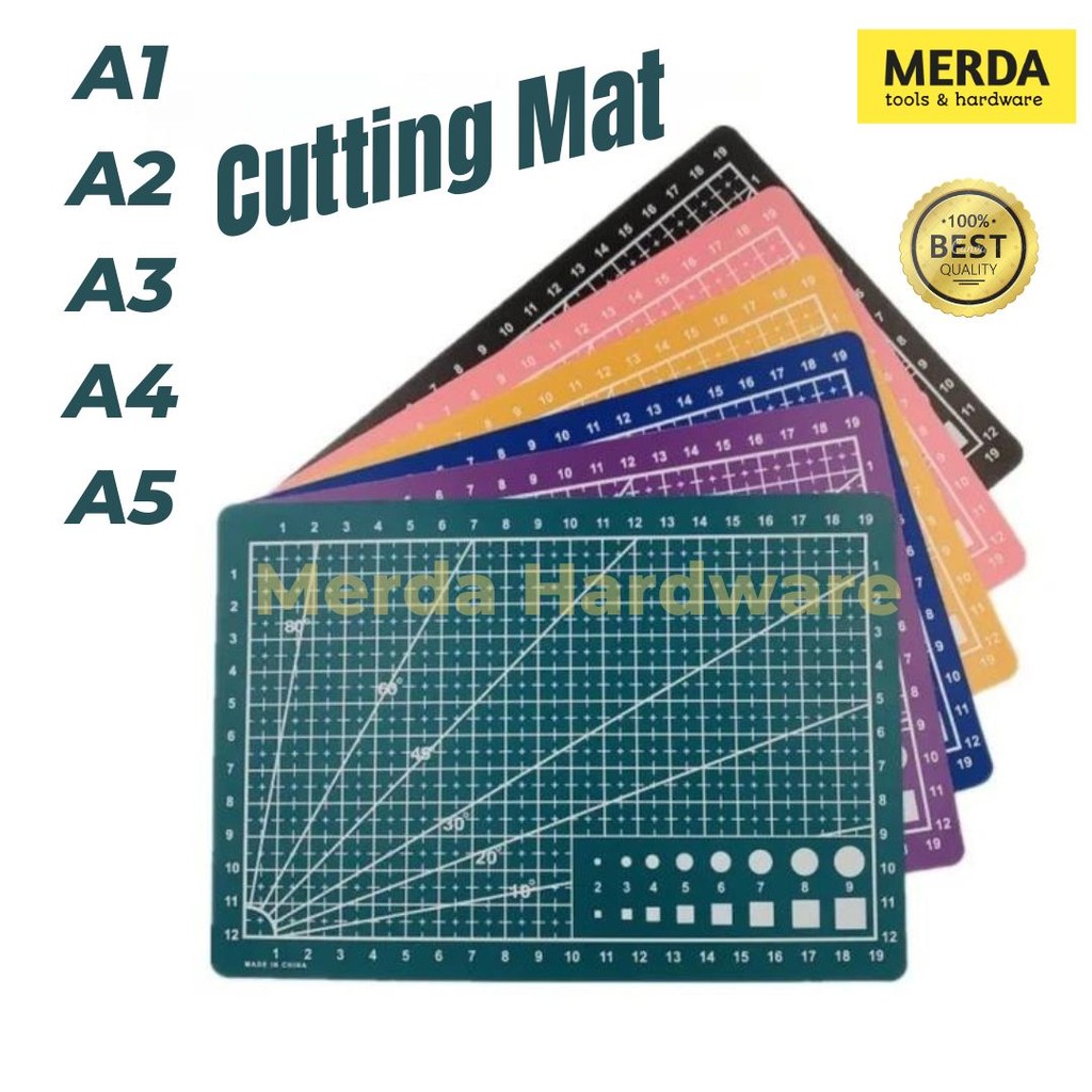 

Alas Potong Kertas Cutting Mat A1 A2 A3 A4 A5 Papan Kerja Working Pad DIY Board