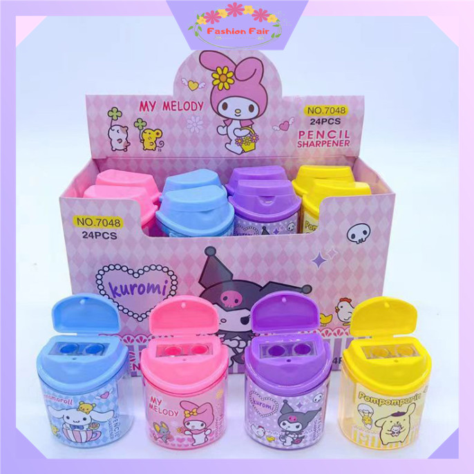

FASHION FAIR - S6398 Alat Sekolah Peraut Pensil Anak / Peraut Pensil 2 Lubang / Pencil Sharpener Motif Karakter / Rautan Pensil Unik Lucu