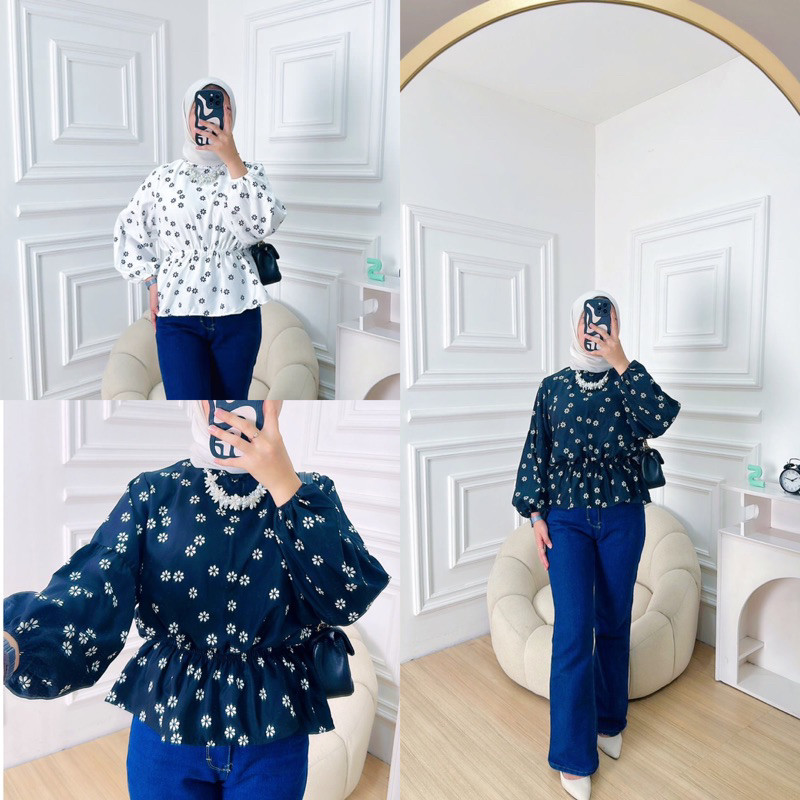 MURAH B_G GFS BYTHA SHAKILA FLORAL BLOUSE
