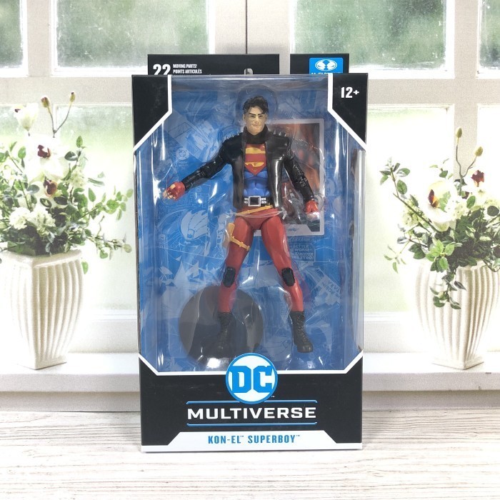 MCFARLANE DC MULTIVERSE KON EL SUPERBOY SUPERMAN MEGAFIG FIGURE ACTION