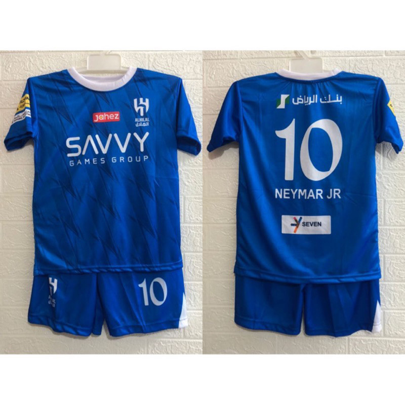 setelan anak jersey al hilal neymar kids