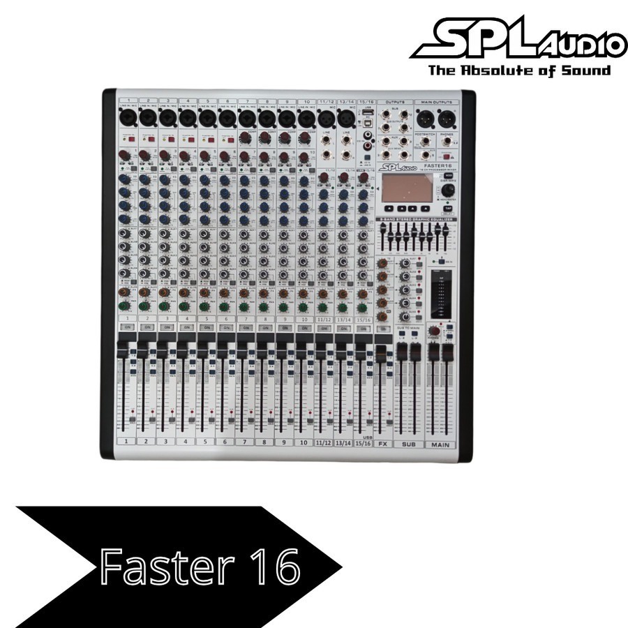 MIXER AUDIO SPL FASTER 16 Mixer SPL AUDIO FASTER-16 FASTER16 16 Channel