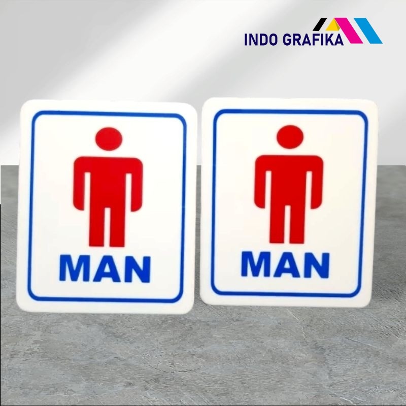 

Acrylic sign board MAN/WOMAN (PRIA/WANITA)