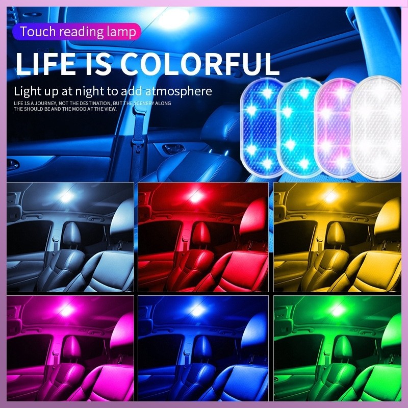 Lampu Plafon Mobil / Lampu LED Tempel Lampu Sentuh Interior Plapon Mobil