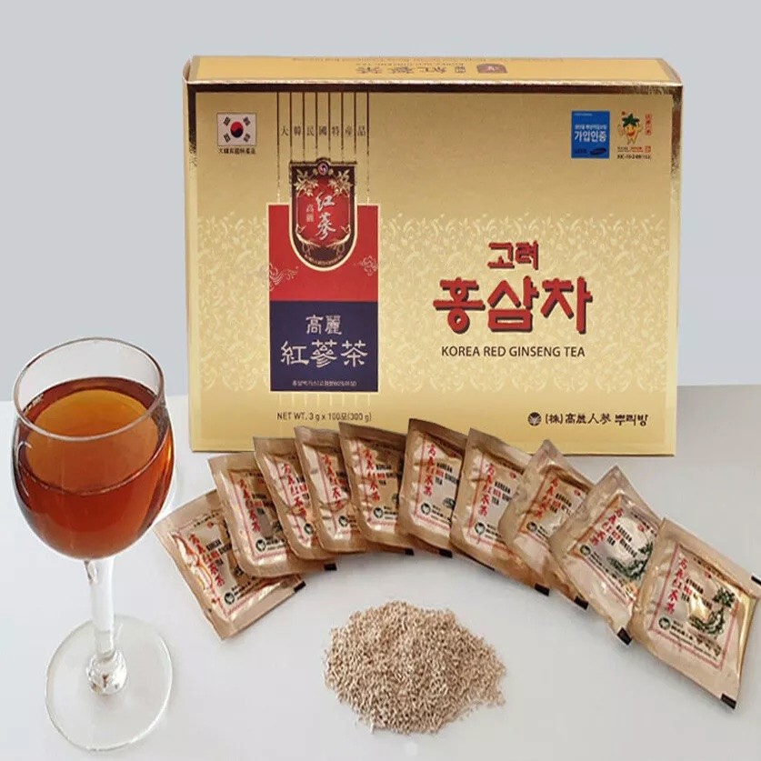 

Korea Red Ginseng Tea - Teh Granular Herbal Ginseng Merah - Ecer 30s