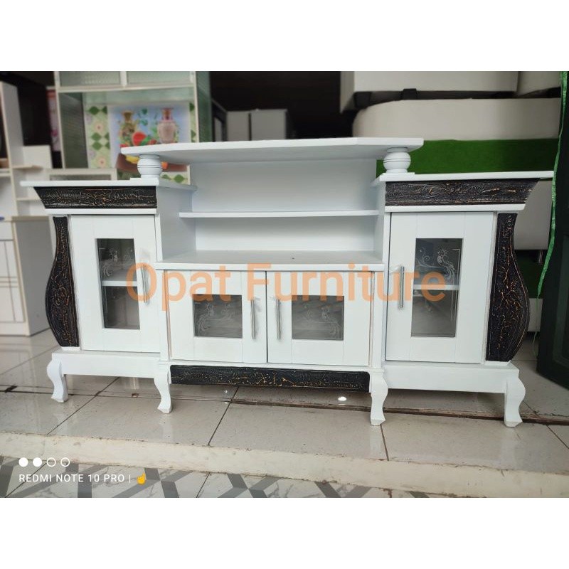 (BONUS BANTAL) Rak TV Meja TV Minimalis Murah Cirebon Kuningan Majalengka Indramayu Subang Brebes Te