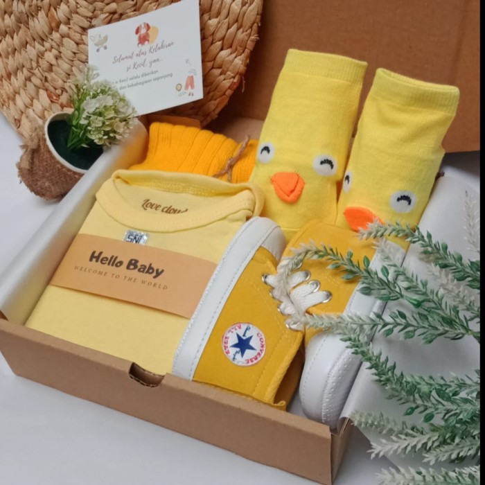 

DISKON Baby Hampers 2/ Kado Lahiran/ Kado Bayi Termurah - H2-Kuning