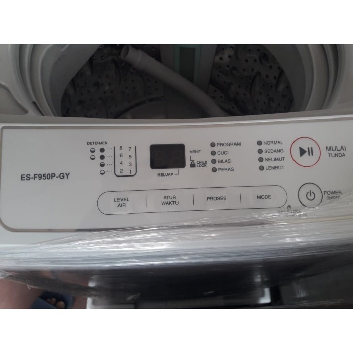 Mesin Cuci 1 Tabung Sharp ESF 950P 8KG Full Otomatis Low Watt
