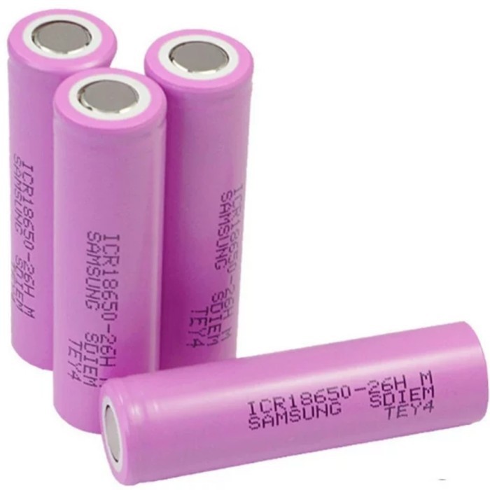DS99 Samsung 2600mah 26f daya asli baterai lithium  SDI battery icr 18650