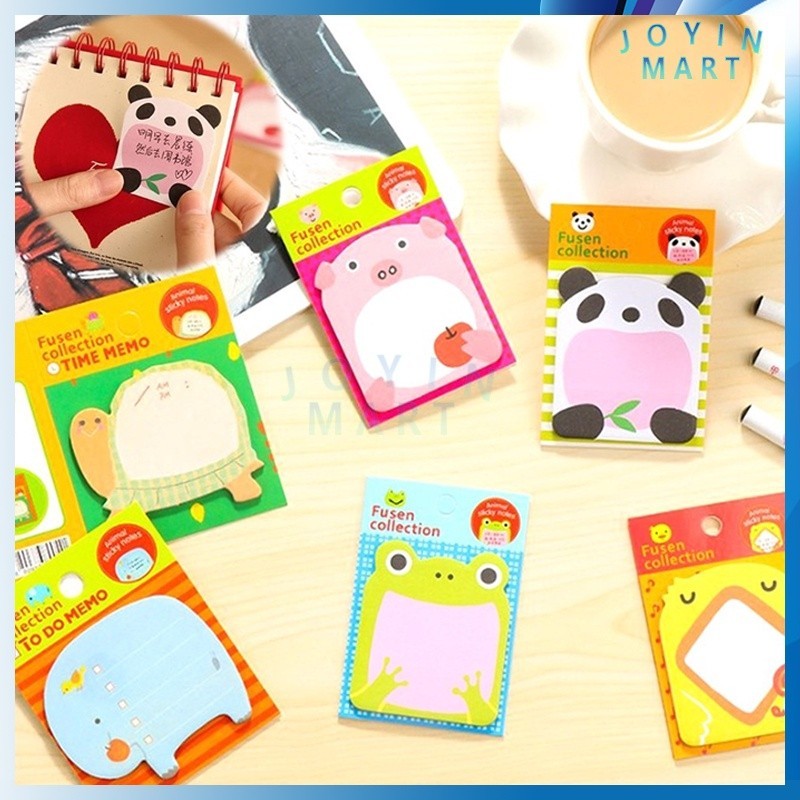 

Catatan Memo Tempelan Kertas Note Karakter Animal Lucu / Sticky Notes Animal / Kertas Catatan Memo Note Karakter Animal Lucu Unik