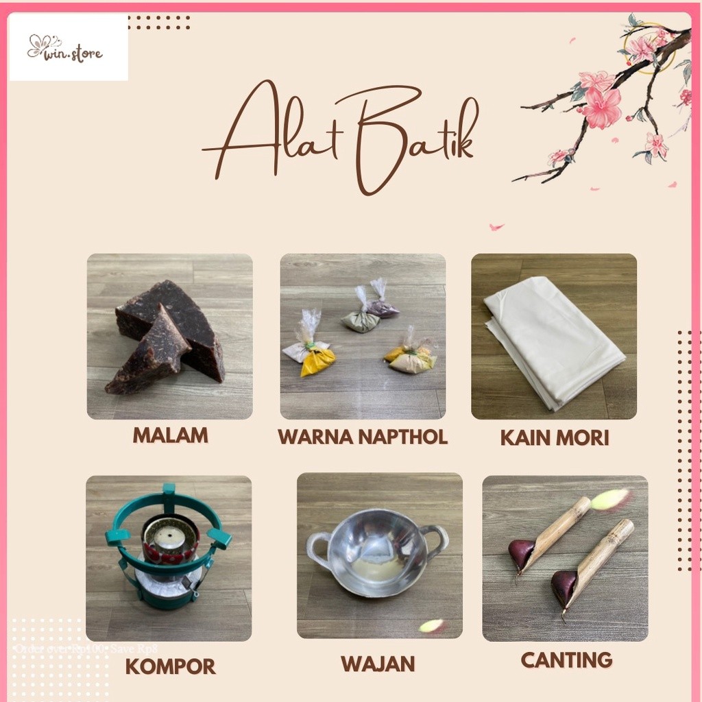 Teflon Serbaguna / PAKET ALAT BATIK ( KOMPOR, WAJAN, WARNA REMASOL/NAPTHOL, MALAM, KAIN MORI )