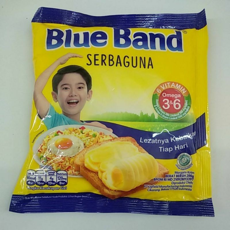 

Margarin Blueband Serbaguna 200 Gram
