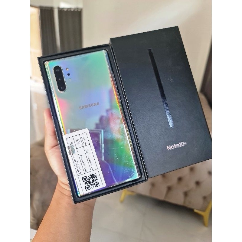 HP SAMSUNG GALAXY NOTE 10+ 12-256GB second ORI INDO