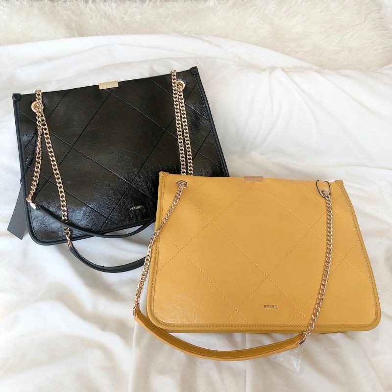 PDRO Leather Quilted Tote