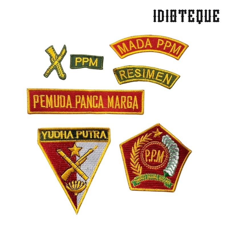 bordir patch emblem PPM PDH