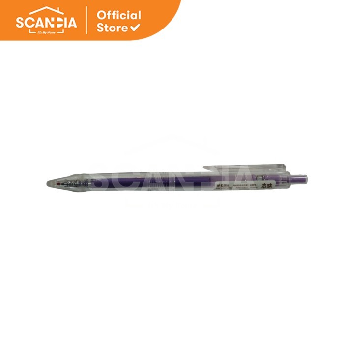 

SCANDIA Pulpen Retractable Gel Pen Metal Purple 0.5mm (AGPH5603)