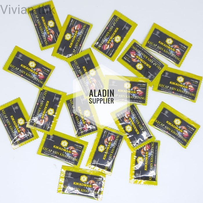 

vv Kikkoman Sachet 5ml Kecap Asin Khas Jepang 1pcs