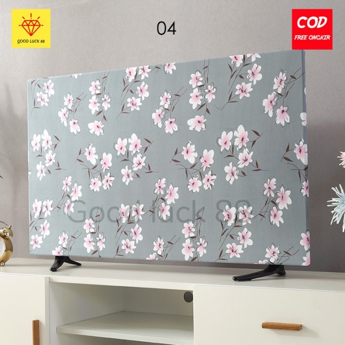 Cover TV LED Elastis Atau Sarung TV LED Kualitas Import Uk.24-75 inchi - 01, 24 Inchi