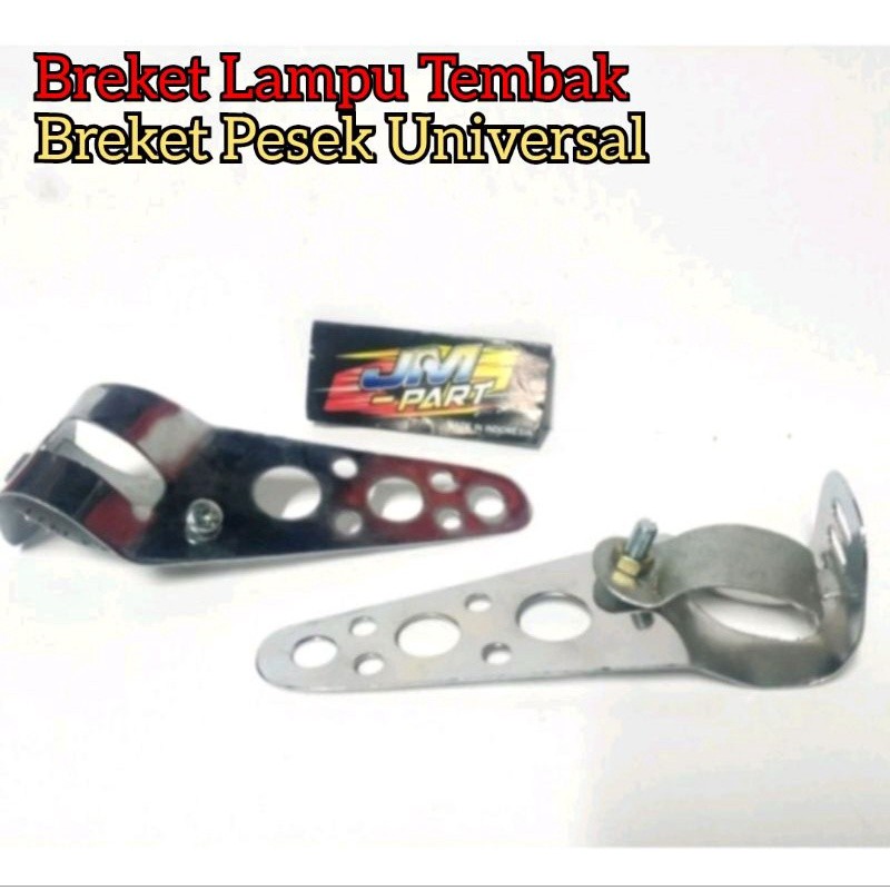 Breket Dudukan Lampu Pesek Motor Tiger Vixion MegaPro Verza CB Scorpio Universal